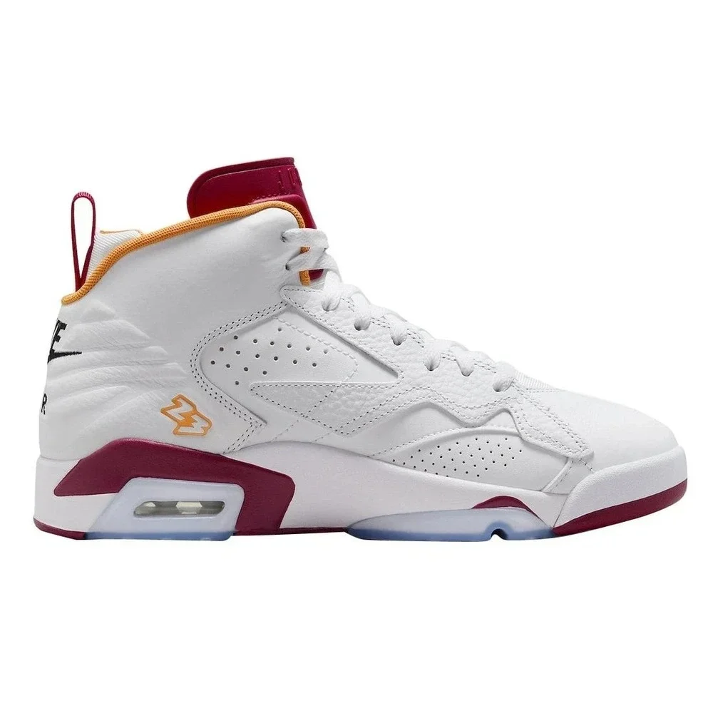 Mens Size 14- Nike Jordan MVP Basketball Shoes White Orange Red DZ4475-168 NEW